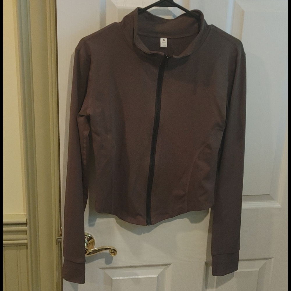 Amazon cropped tight zipper jacket